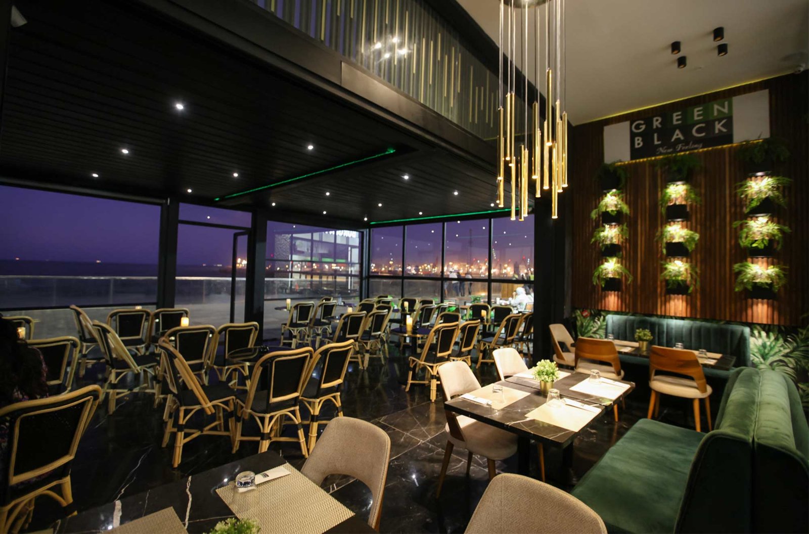 Green Black Cafe Restaurant Marina Casablanca